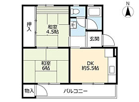 4階 / 2DK / 41.18㎡