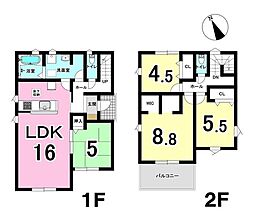 岐阜市茜部野瀬23-1期　2号棟　新築戸建