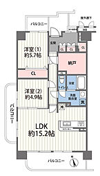間取図画像 2SLK
