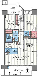 間取図画像 3LDK