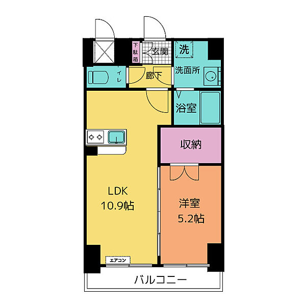 ソレイユ・ルヴァン 201｜静岡県沼津市西条町(賃貸マンション1LDK・2階・40.03㎡)の写真 その2