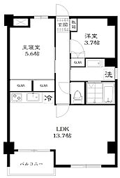 ダンデライオン 2LDKの間取図画像