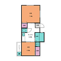 鍵山アパート 3 ｜ 静岡県裾野市茶畑（賃貸アパート2K・1階・38.00㎡） その2