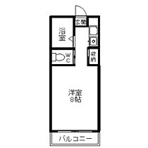 博重マンション 203 ｜ 静岡県三島市徳倉（賃貸マンション1K・2階・21.03㎡） その2