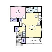 静岡県伊豆の国市田京（賃貸アパート1LDK・1階・46.03㎡） その2