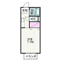 小沢ハイツ 104 ｜ 静岡県駿東郡長泉町下土狩（賃貸アパート1K・1階・26.25㎡） その2