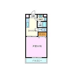間取図画像 1DK