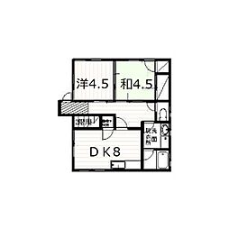 🉐敷金礼金0円！🉐渡辺ハイツ　Ｂ