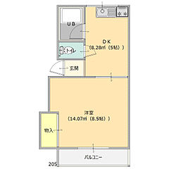 物件の間取り