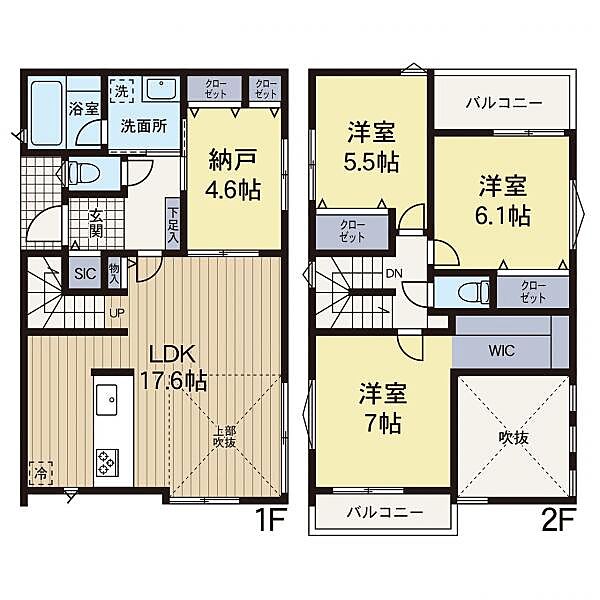 間取りを拡大表示