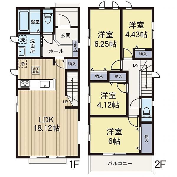 間取りを拡大表示