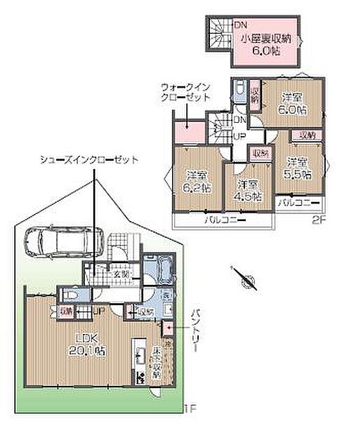 間取りを拡大表示