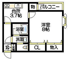 エターナルII  ｜ 兵庫県明石市和坂（賃貸アパート1K・1階・31.25㎡） その2