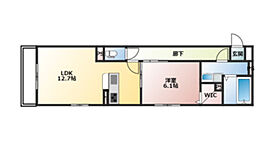 大蔵中町3階建アパート  ｜ 兵庫県明石市大蔵中町（賃貸アパート1LDK・1階・48.58㎡） その2