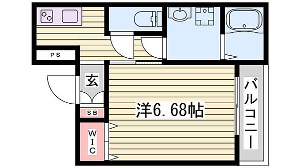 エステイトＥ垂水2 ｜兵庫県神戸市垂水区平磯2丁目(賃貸アパート1K・1階・25.93㎡)の写真 その2