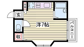 サンエキューズII  ｜ 兵庫県明石市野々上3丁目（賃貸マンション1R・9階・20.77㎡） その2