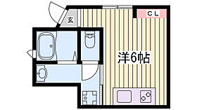 サウスヒルズI  ｜ 兵庫県明石市西明石西町2丁目（賃貸アパート1R・1階・17.80㎡） その2