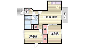 コートヤードII  ｜ 兵庫県神戸市西区小山1丁目（賃貸アパート2LDK・1階・51.79㎡） その2