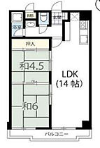 エーデルハイム大蔵谷  ｜ 兵庫県明石市東野町（賃貸マンション2LDK・4階・48.60㎡） その2