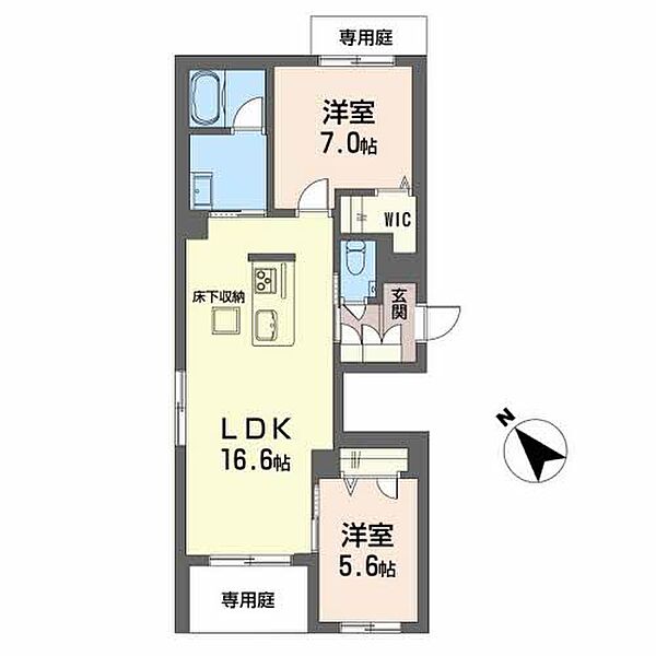 シャーメゾンガーデンズ高丸 ｜兵庫県神戸市垂水区高丸1丁目(賃貸マンション2LDK・1階・64.99㎡)の写真 その2