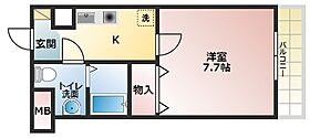 カスケード名谷  ｜ 兵庫県神戸市垂水区名谷町字垣ノ内（賃貸マンション1K・3階・24.50㎡） その1