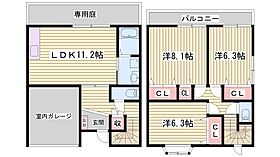 エナール桃山（4）  ｜ 兵庫県神戸市垂水区桃山台5丁目12-3（賃貸アパート3LDK・1階・95.44㎡） その2