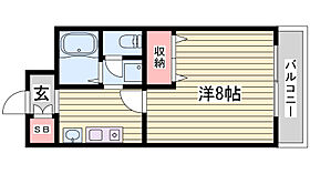 グリーンシャトル  ｜ 兵庫県神戸市西区伊川谷町有瀬（賃貸マンション1K・3階・25.00㎡） その2