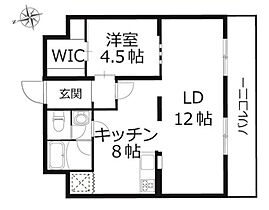 ロイヤルコーポ吉田  ｜ 兵庫県神戸市西区枝吉1丁目（賃貸マンション1LDK・4階・54.40㎡） その2