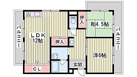 大沢マンション  ｜ 兵庫県神戸市垂水区本多聞3丁目（賃貸マンション2LDK・3階・56.70㎡） その2