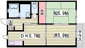 マークティー  ｜ 兵庫県神戸市西区南別府2丁目（賃貸アパート2DK・2階・44.00㎡） その2