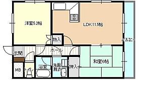 MTハイツ  ｜ 兵庫県加古郡播磨町南大中1丁目11-34（賃貸マンション2LDK・4階・52.58㎡） その2