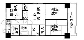 日宝アドニス塩屋  ｜ 兵庫県神戸市垂水区塩屋町字大谷666-1（賃貸マンション3LDK・6階・53.98㎡） その1