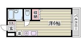 ソシオハイツ  ｜ 兵庫県明石市西明石町2丁目（賃貸マンション1R・1階・21.00㎡） その2