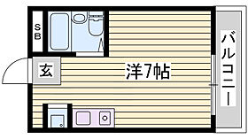 Wins Akashi  ｜ 兵庫県明石市中崎2丁目（賃貸マンション1R・2階・17.48㎡） その2