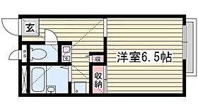 レオパレスグランマ 205 ｜ 兵庫県明石市二見町福里160-1（賃貸アパート1K・2階・20.28㎡） その2