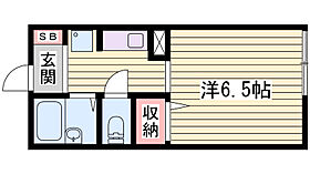 ハイネスモン  ｜ 兵庫県姫路市北平野3丁目10-14（賃貸アパート1K・1階・20.25㎡） その2