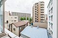 バルコニーから...