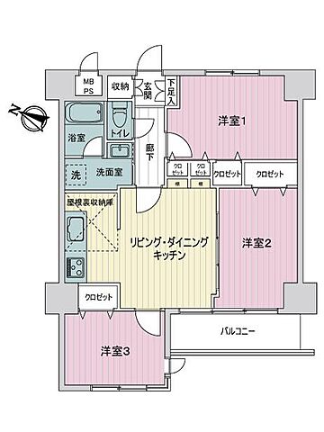 間取り ライオンズマンション板橋大原 11階/-