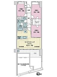 ライオンズ志村坂上レジデンス 3LDKの間取図画像