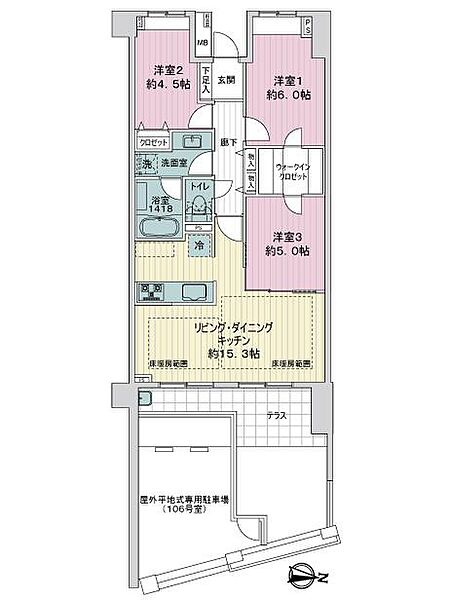 間取りを拡大表示