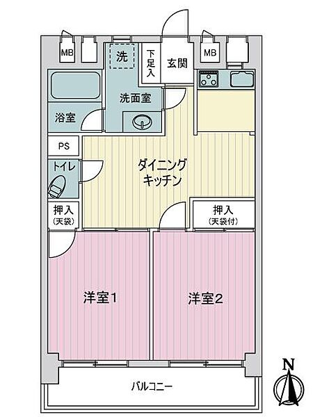 間取りを拡大表示