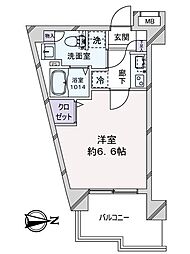 ＭＡＸＩＶ　西川口　ＡＺ　ＴＲＥ 1Kの間取り