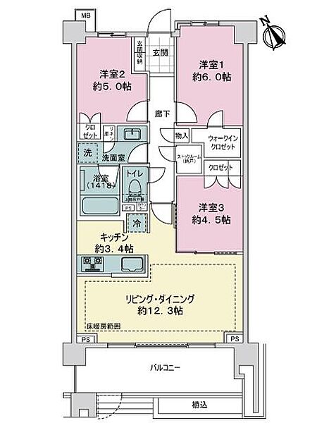 間取りを拡大表示