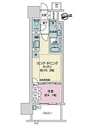 ザ・グランアルト栄 1LDKの間取り
