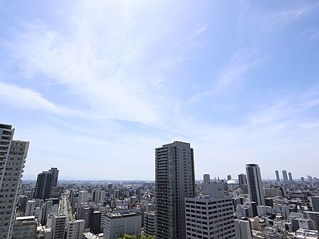 南側バルコニーからの眺望(眺望は永続的に保証されるものではありません。)
