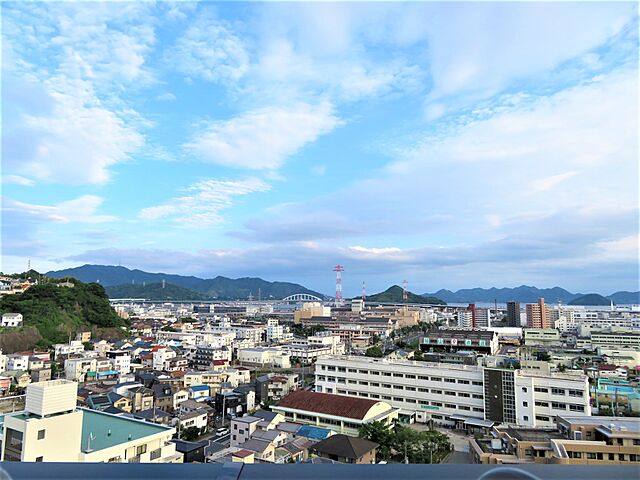 バルコニー ライオンズ東翠町 14階/-