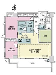 間取図画像 3LDK