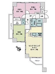 間取図画像 3LDK