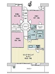 間取図画像 3LDK