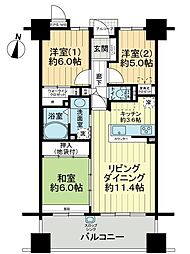 間取図画像 3LDK